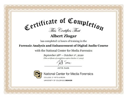 Forensic Audio Authentication